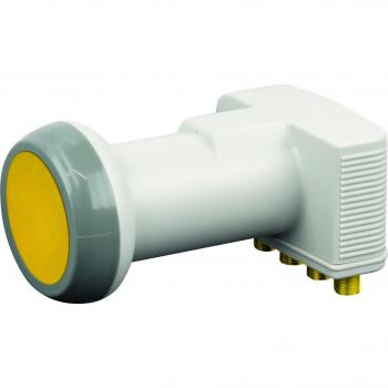 Schwaiger Quad LNB 40mm Sun Protect Hellgrau