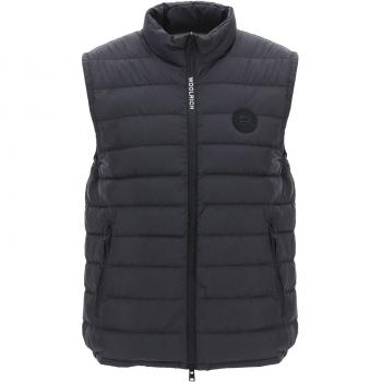 Woolrich Men's Sundance Bodywarmer Jacket - Black, Size XL, CFWOOU0698MRUT2635 Color 100
