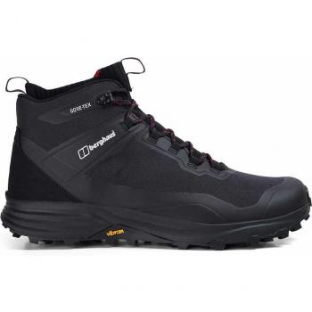 Berghaus Men's VC22 Mid GTX - Black/Red 10 Men's Multisport Gore-Tex Waterproof Mid Walking Hiking Boots | Durable | Waterproof | Breathable | Gore Tex | Vibram