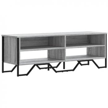 Mueble de TV madera de ingeniería gris sonoma 122x34x41 cm