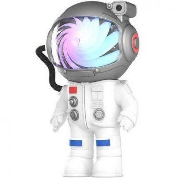 Proyector Galaxia Animada 7 Colores con Temporizador y Control Remoto Blanco