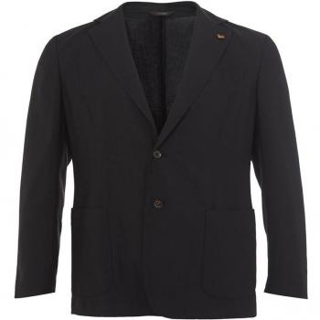 Colombo Elegant Black Cashmere Jacket for Men - Size 2XL