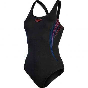 Bañador Speedo Placement Muscleback mujer negro rosa azul marino - 30
