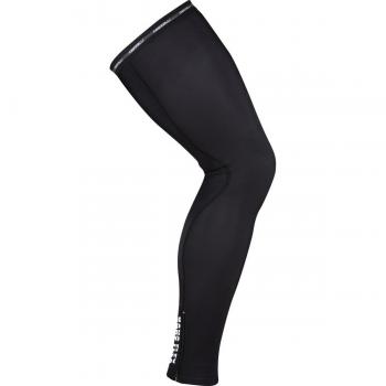 Castelli - Nanoflex Legwarmer, color negro, talla L