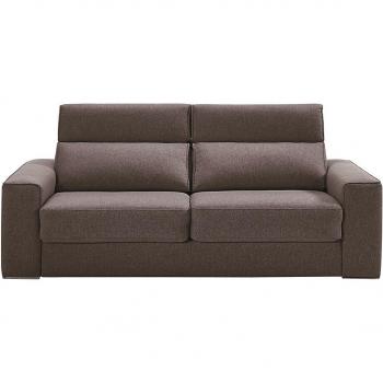 Sofá de 3 plazas Saba con tapizado de tela suave y diseño contemporáneo
