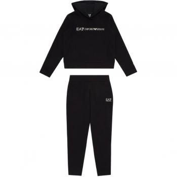 Chándal EA7 Emporio Armani Shiny Girl Negro para Niña - 12A