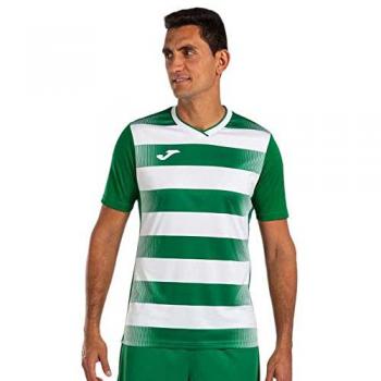 Camiseta manga corta hombre Europa V verde blanco Joma
