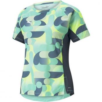 Camiseta de fútbol Puma IndividualBlaze para mujer en color verde