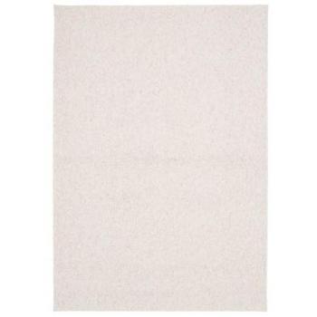 Alfombra Interior de Pelo Bucle Efecto Moteado Crema Walter 80 x 150 cm