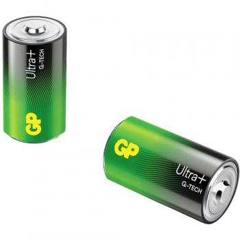 Pilas GP Ultra Plus Mono - Batería alcalina de manganeso (1,5 V, 2 Unidades)