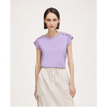Camiseta kimono de mujer Motivi con bordes de lúrex