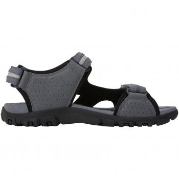 Sandalias de Hombre GEOX U8224D 0BC50 U S STRADA C9014 SONE-LT GREY, color gris claro, diseño cómodo y transpirable, suela de goma antideslizante