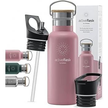 Botella de Agua Térmica Active Flask + Pajita