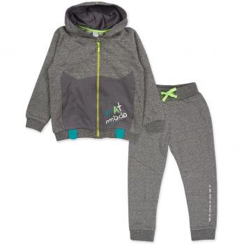 Conjunto de niño Tuc Tuc de sudadera y pantalón deportivo en gris Cattitude