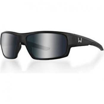 Gafas de Sol Polarizadas Westin W6 Sport 10 con Montura Negra Mate y Lentes Flash Plateados