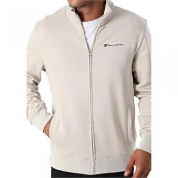 Chándal Deportivo Beige para Hombre Champion Legacy Script Soft Compact Powerblend Fleece High-Neck, Talla XXL