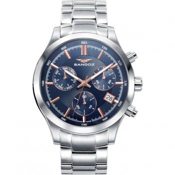 Reloj Cronógrafo Sandoz CASUEL 81383-37 Hombre Piel
