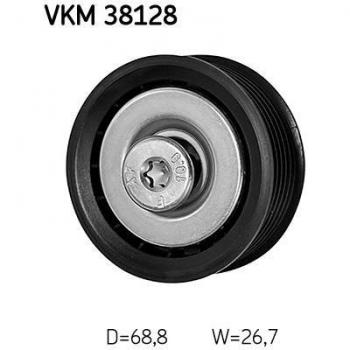 Polea de deflexión/guía para correa v-ribbed SKF VKM 38128