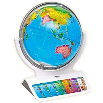 Oregon Scientific - SG338 - Globo terráqueo interactivo Smart Globe™ Infinity, Blanco