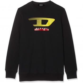 Diesel S-Gir-y4 Sweat-Shirt suéter, Negro
