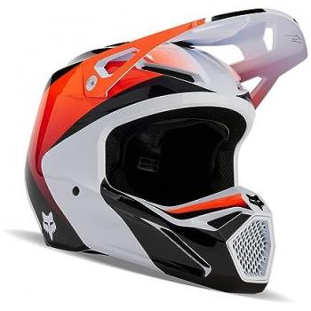 Casco de Cross Fox Racing V1 Streak Blanco para Niño y Adulto