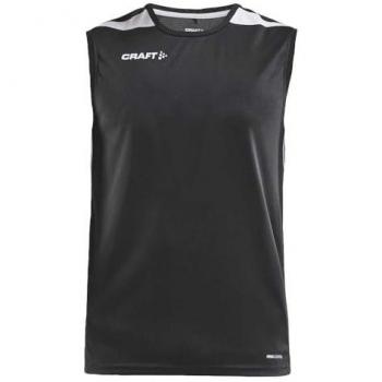 Craft Pro Control Impact Sleeveless Jersey Athletic Top - Black Polyester X-Small Men