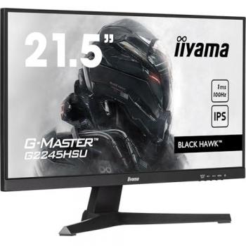 Monitor Gaming iiyama G-MASTER G2245HSU-B2 21.5 Full HD 1920x1080, 100Hz, 1ms, IPS, Adaptive Sync, HDMI+DP+2xUSB