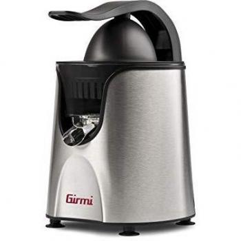 Exprimidor Eléctrico Girmi SR56 de 85W con Cuerpo de Acero Inoxidable y Capacidad de 400ml, Dos Conos para Cítricos