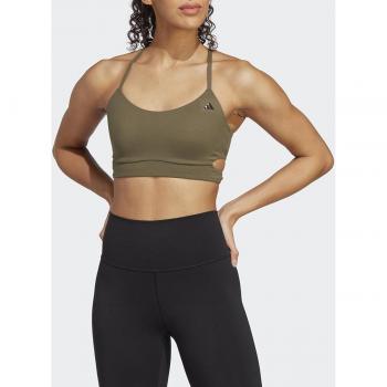 adidas Top de mujer Yoga Studio verde XS, manga larga, adecuado para actividades deportivas y yoga