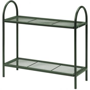 Soporte para plantas malla verde oscuro mate 60x22x58 cm ProGarden