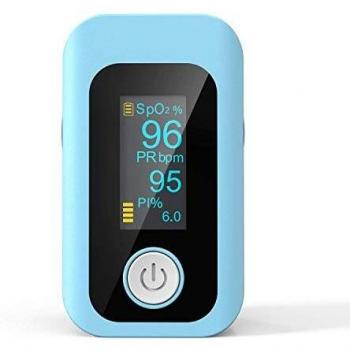Pulse Oximeter, Oxygen Saturation Monitor Finger Pulse Monitor Child and Adult with LED Display