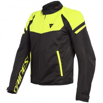 Dainese 1.73521E+11 G.Bora Air Tex Fluor, Negro/Amarillo Fluo, 50 EU