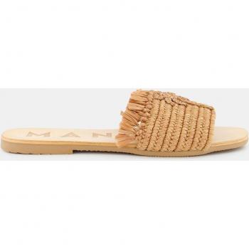 Manebí Women's Sliders Sandals Beige Size 10 US / Size 7 UK Ss24