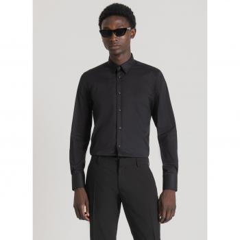 Antony Morato Men's Black Slim Fit Long Sleeve Casual Shirt Size M
