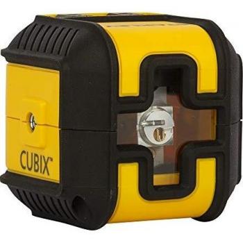 STANLEY STHT77498-1 Rojo Cubix - Nivel Láser de Líneas Cruzadas, 12m de Alcance, Autonivelante