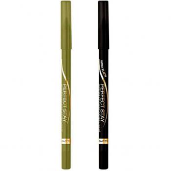 Max Factor Perfect Stay Kajal Long Lasting Eye Liner Duo Pack with Free Eyeliner Black