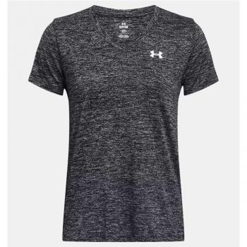 Under Armour Women's Tech V Twist Short Sleeve T-Shirt - Black