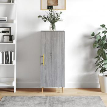 Aparador de madera de ingeniería gris Sonoma 34,5x34x90 cm - Mueble de Almacenaje de Salón, Buffet para salón, Armario Auxiliar, Armario de Almacenamiento
