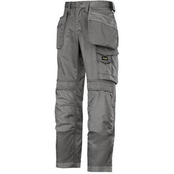 Pantalón de Trabajo Unisex Hultafors Canvas+ Gris Talla 46 Standard