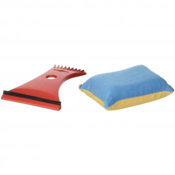 RS 1000 96135 Raspador de hielo set de invierno y esponja DÚO
