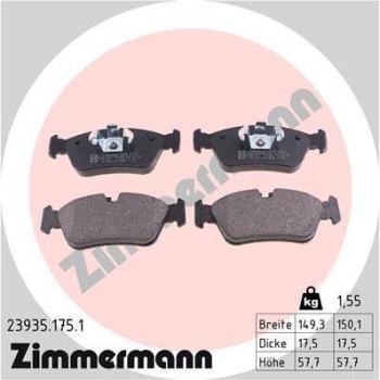 Pastillas de freno ZIMMERMANN 23935.175.1