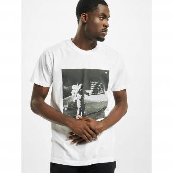 Mister Tee NASA Moon Landing White T-Shirt for Men
