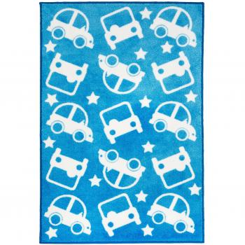 Kit for Kids MAT9005 - Tapete de decoración, 100 x 150 cm, color azul