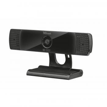 Trust Macul - Webcam Full HD de 1080 p con micrófono, color negro