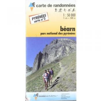 Mapa de senderismo Bearn: Parque Nacional de los Pirineos (Cartas de los Pirineos)