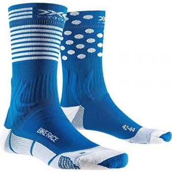 Calcetines X-socks Race Azul, Calcetines X-Bionic Bike Race azul blanco - Talla 35-38, Calcetines X-Bionic TWYCE Blue/White Unisex - Talla 35/38
