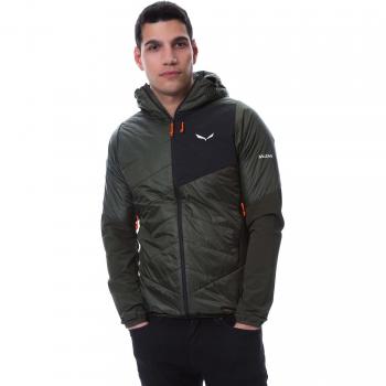 Salewa Ortles Hybrid TirolWool® Insulation Jacket for Men - Dark Olive, Size 52
