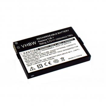 Batería LI-Ion 1000mAh 3.7V Compatible con SWISSVOICE MP01; Binatone B200, BB200; MaxCom MM550BB sustituye TJB-1