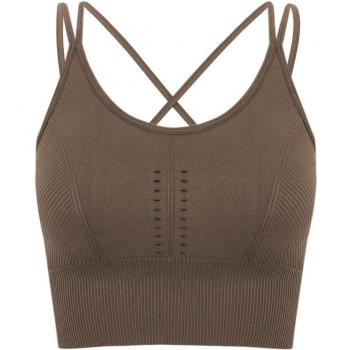 Top de mujer India Walnut con diseño Born Living Yoga
