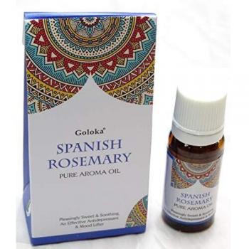 ROMERO EESPAÑOL - ACEITE PURO ESENCIA PARA QUEMAR - BOTELLA DE CRISTAL 10 ML - GOLOKA BY KENTA ARTESANIAS